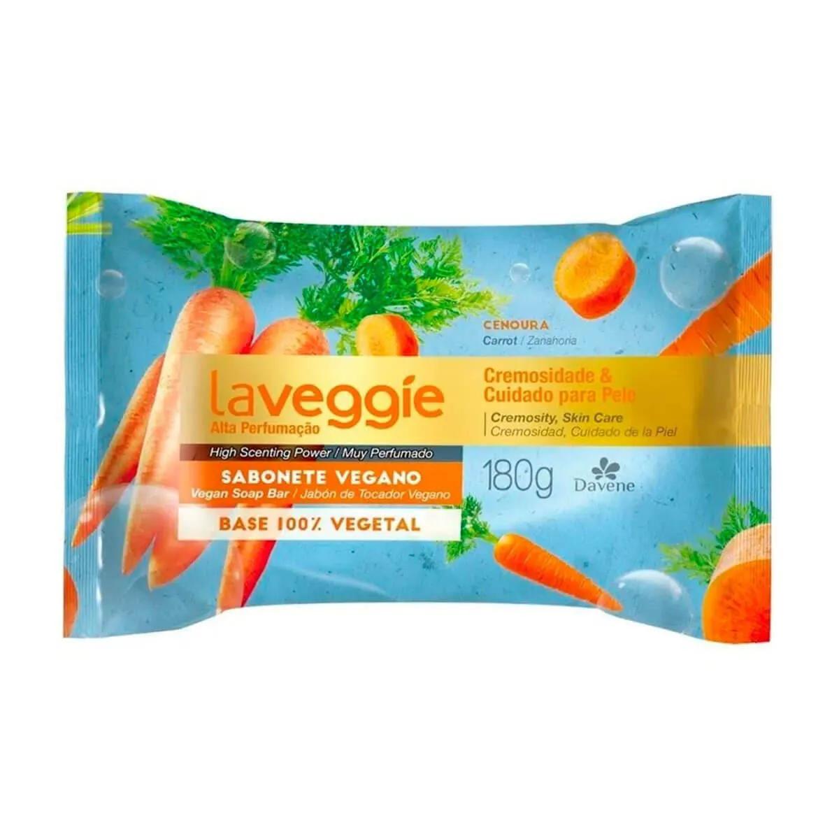 Sabonete em Barra Davene La Veggie Cenoura com 180g