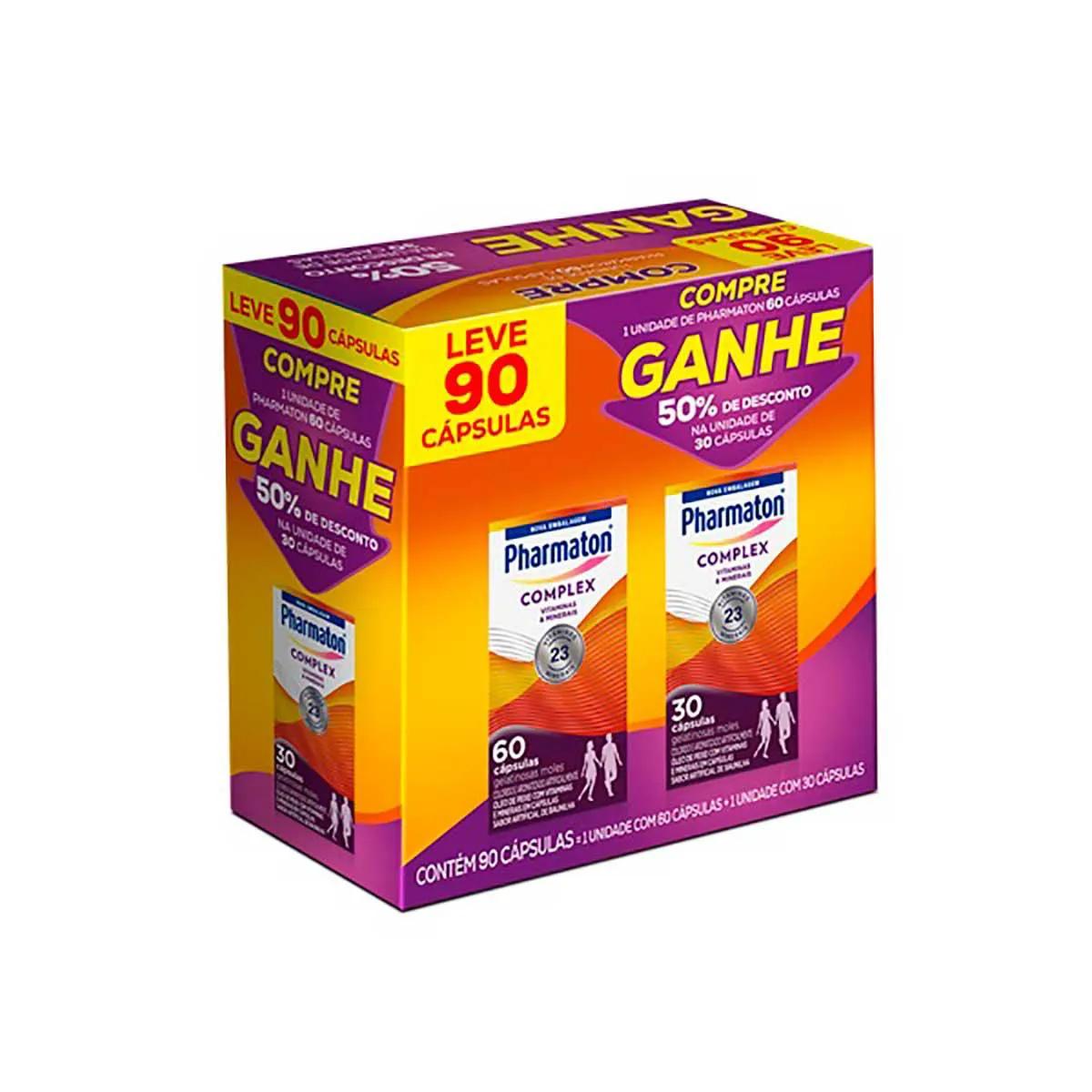 Kit Pharmaton Complex com 90 Cápsulas