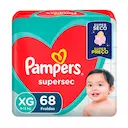 Fralda Pampers Supersec XG - 68 Unidades