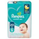 Fralda Pampers Confort Sec G - 20 Unidades