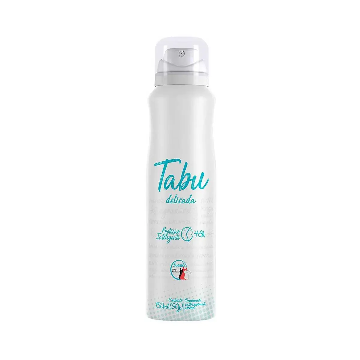 Desodorante Antitranspirante Aerossol Tabu Delicada com 150ml