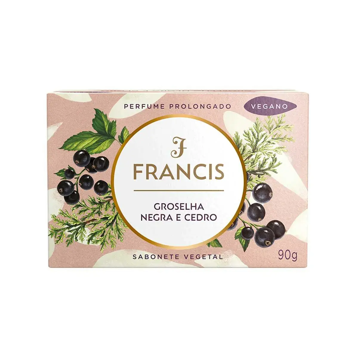Sabonete Francis Groselha Negra e Cedro 90g