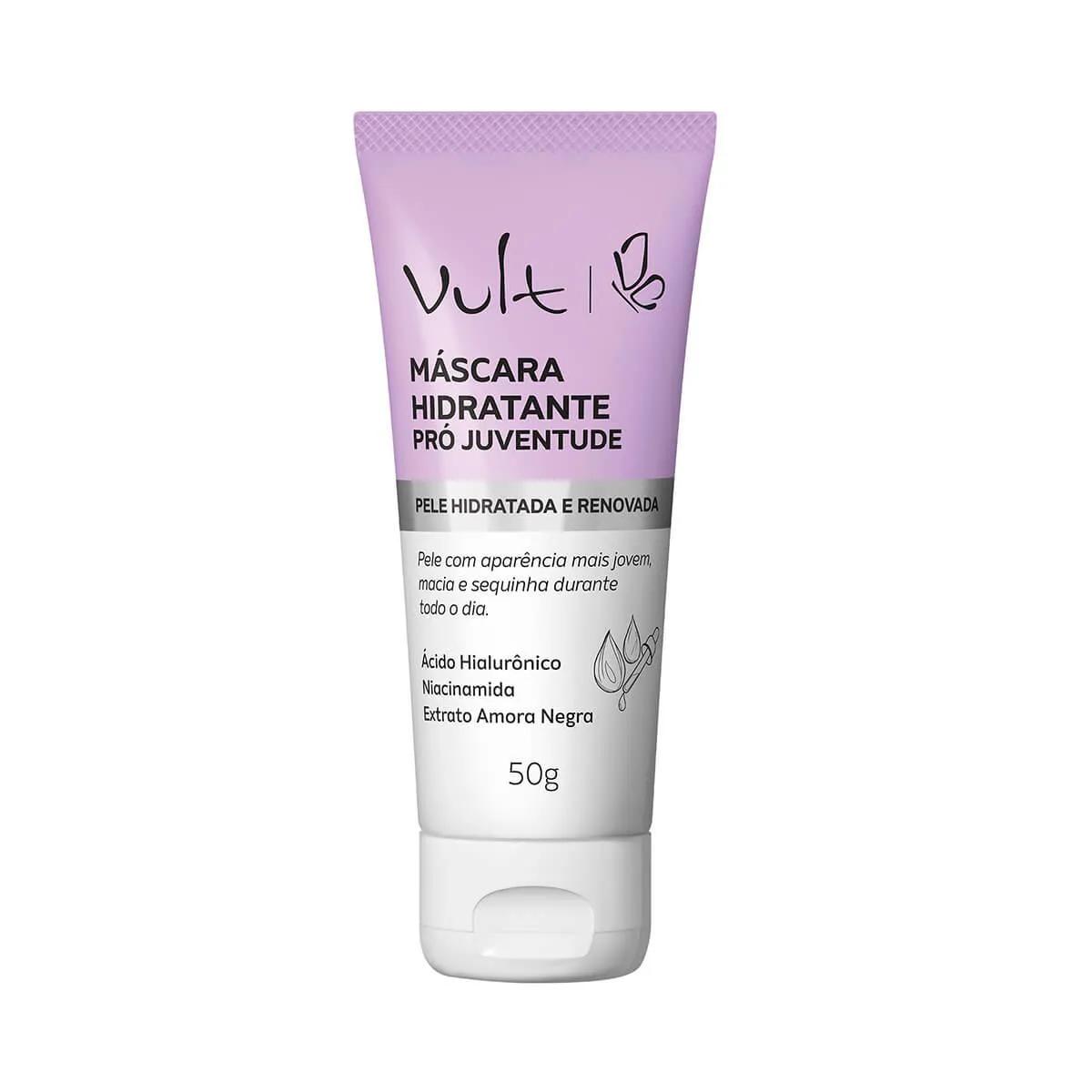 Máscara Hidratante Facial Vult Pró Juventude com 50g
