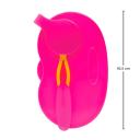 Kit Refeição com Divisória Buba Baby Rosa com 1 unidade