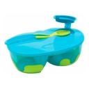 Kit Refeição com Divisória Buba Baby Azul com 1 unidade