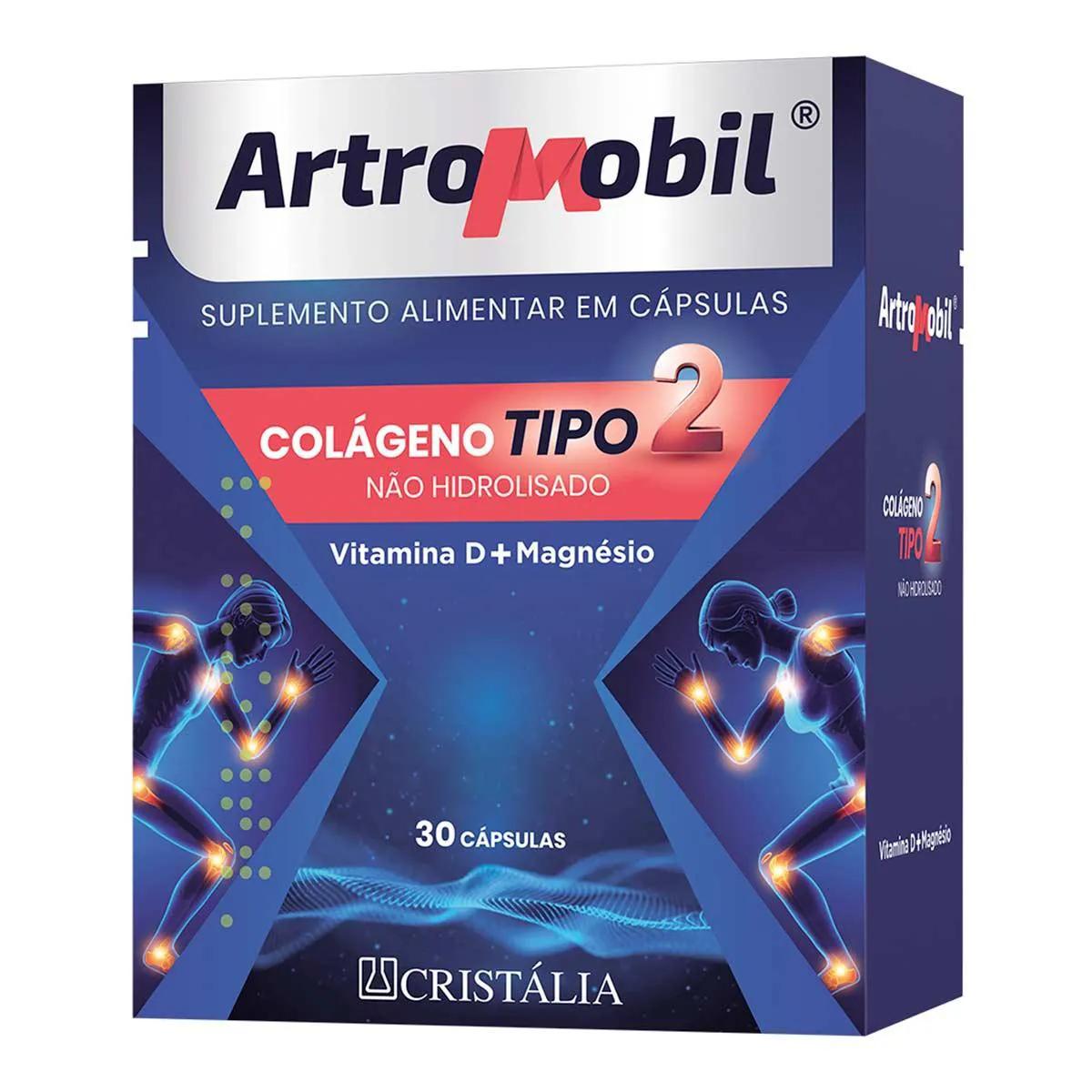 Colágeno Não Hidrolisado Tipo II Artromobil 30 Cápsulas