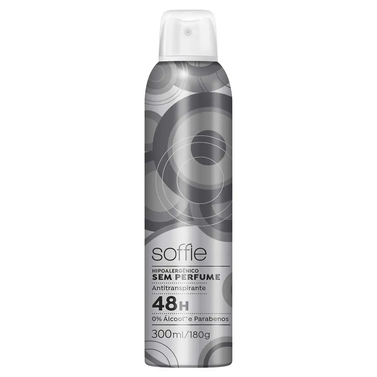 Desodorante Aerossol Antitranspirante Soffie Sem Perfume com 300ml