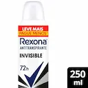 Desodorante Feminino Rexona Invisible Aerosol Antitranspirante 72h com 250ml