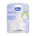 Bico para Mamadeira Chicco Step Up Fluxo Ajustável 4 meses+ com 2 unidades