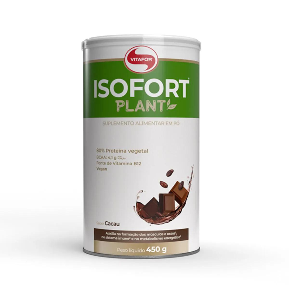 Suplemento Alimentar Vitafor Isofort Plant Cacau 450g