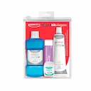 Kit de Viagem Powerdent com 1 Escova de Dente + 1 Fio Dental + 1 Pasta de Dente + 1 Enxaguante Bucal