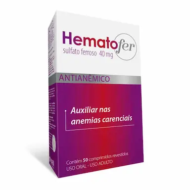 Hematofer 40mg com 50 Comprimidos