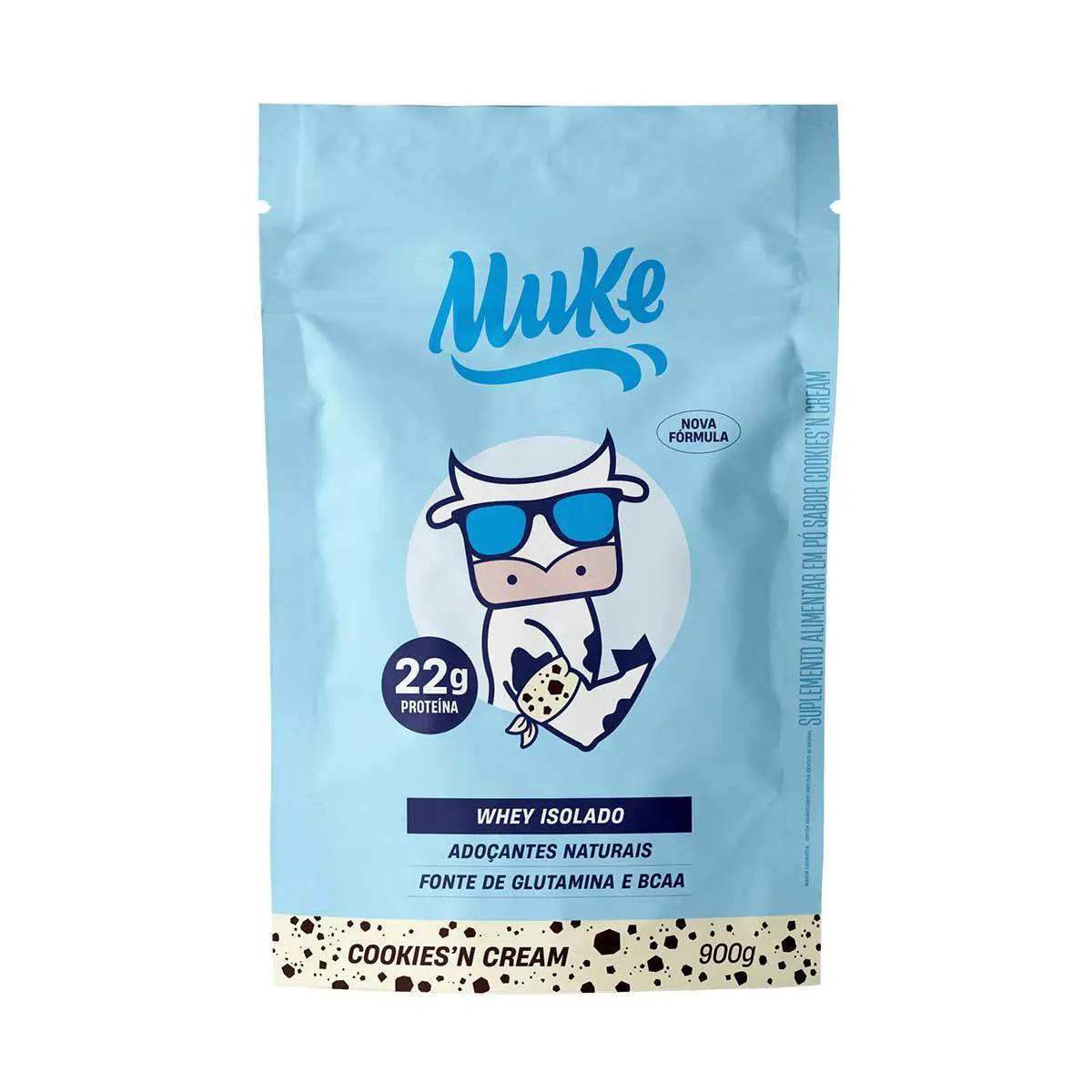 Whey Isolado Muke Cookies'N Cream 900g
