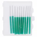 Escova Compacta Interdental Needs Cilíndrica Fina 4mm cor Verde 10 unidades