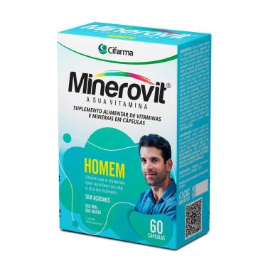 Polivitamínico Minerovit Homem 60 cápsulas