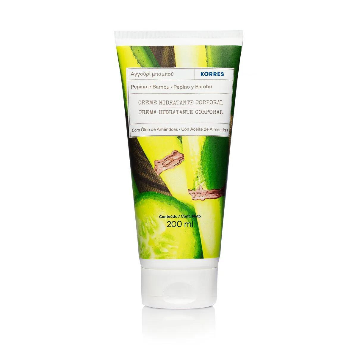Creme Hidratante Corporal Korres Pepino e Bambu 200ml