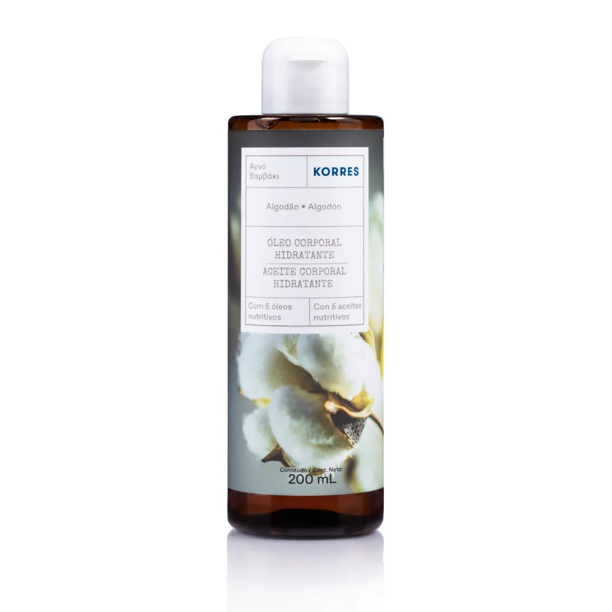 Óleo de Banho Corporal Korres Algodão 200ml