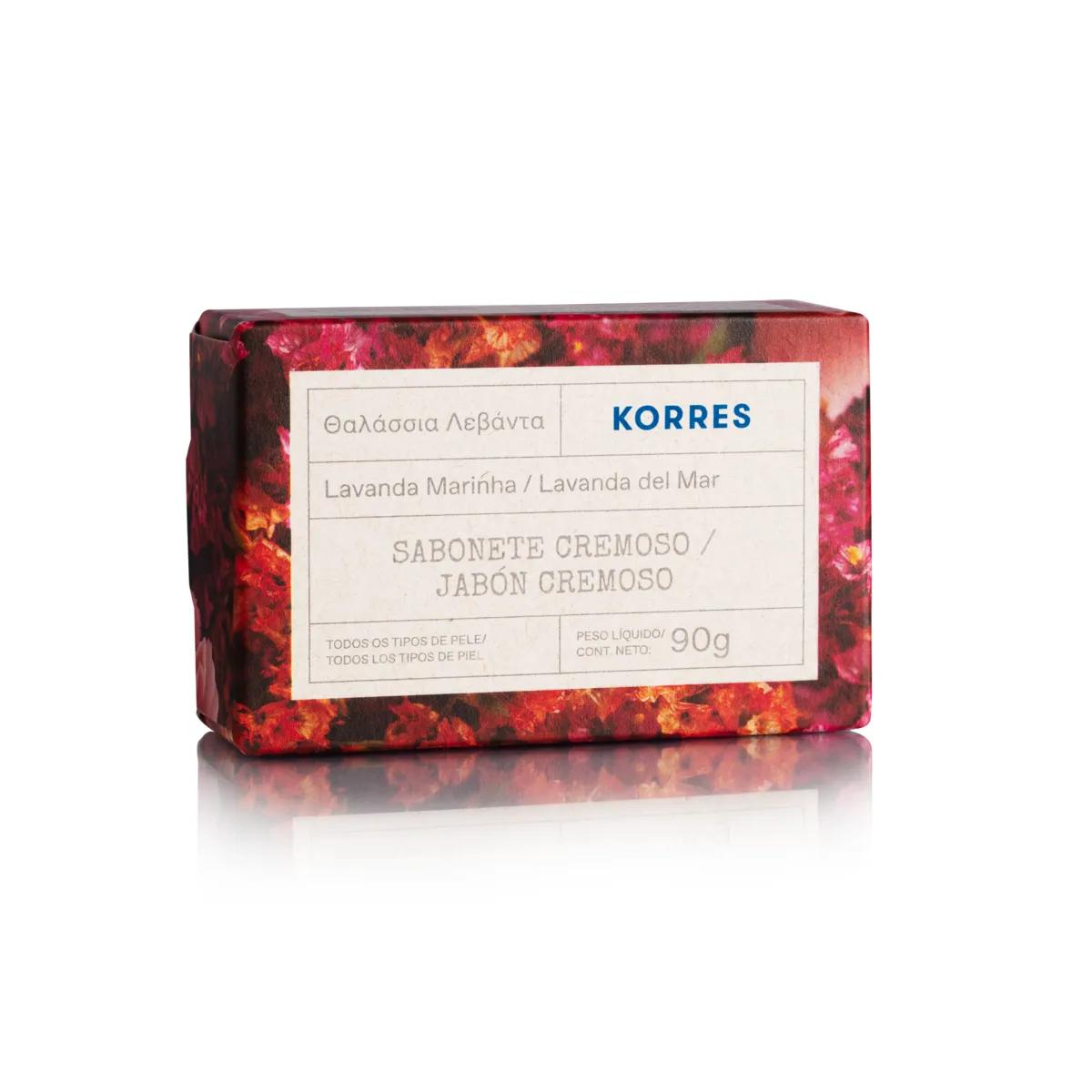 Sabonete em Barra Korres Lavanda Marinha 90g