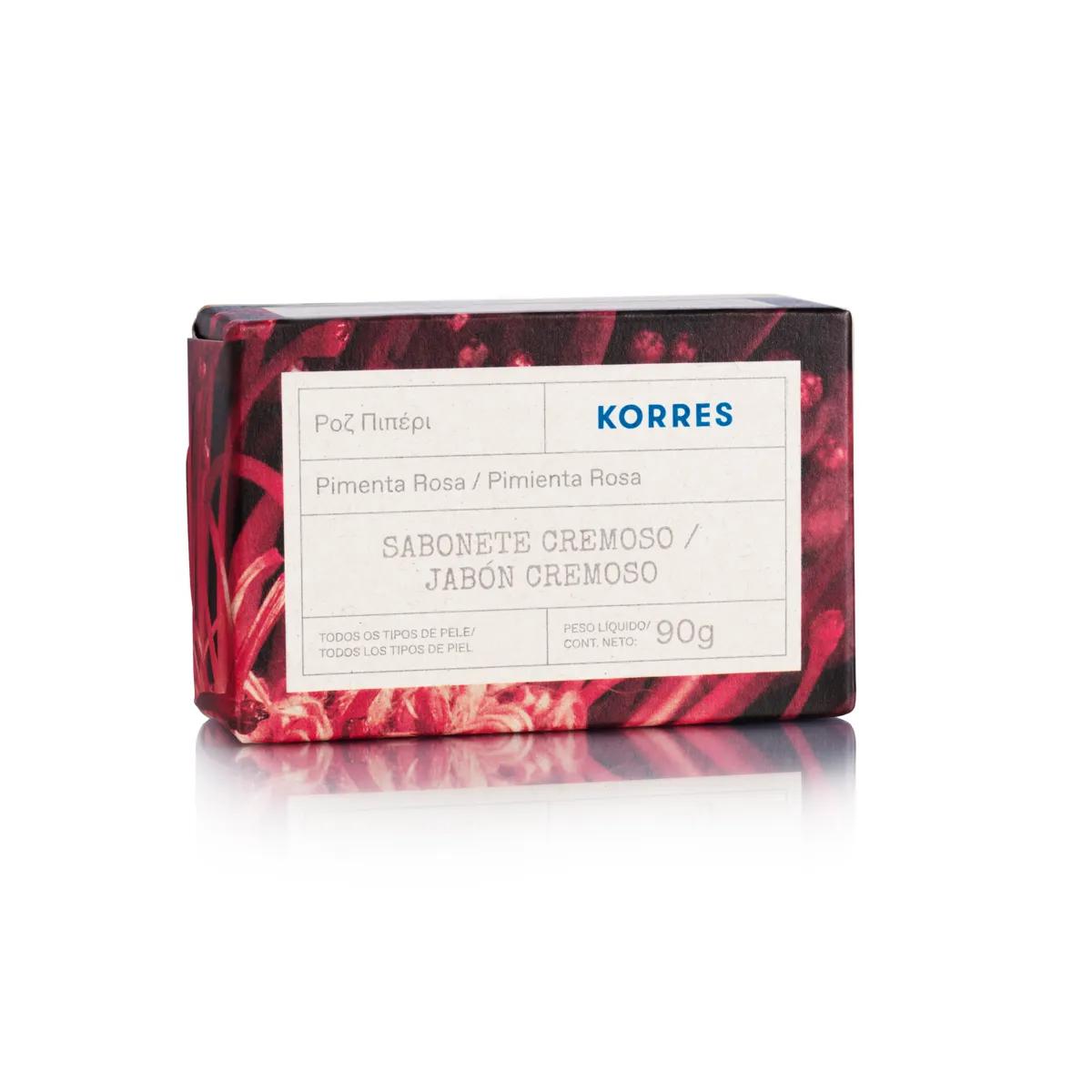 Sabonete em Barra Korres Pimenta Rosa 90g