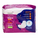 Absorvente Noturno Needs Malha Suave com Abas 8 unidades