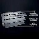 Lâmina de Barbear Gillette Platinum Duplo Fio com 5 Lâminas