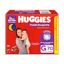 Fralda Huggies Roupinha Supreme Care G - 70 Unidades