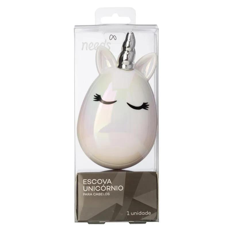 Escova para Cabelos Infantil Needs Unicórnio 1 unidade