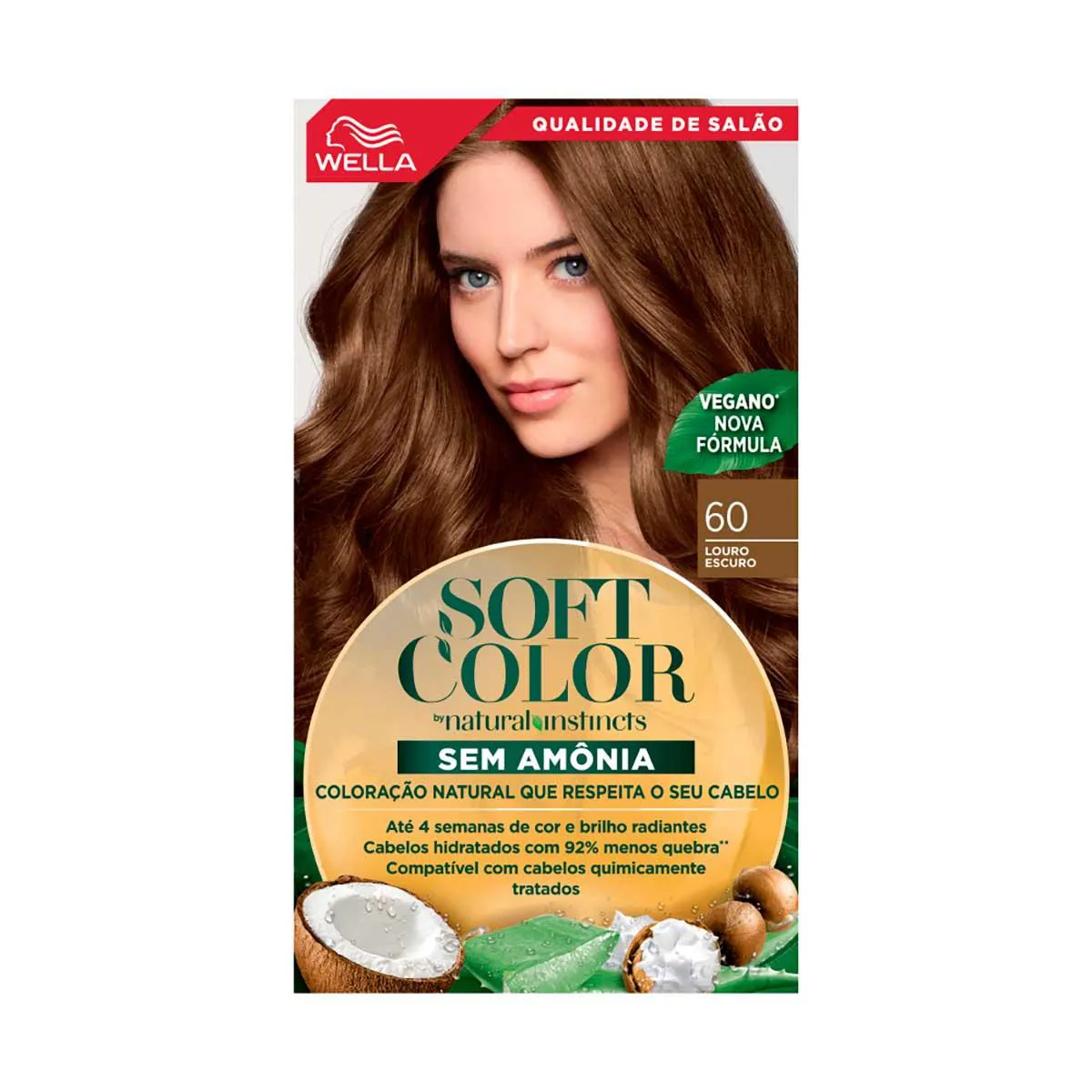Tintura Wella Soft Color 60 Louro Escuro com 1 unidade