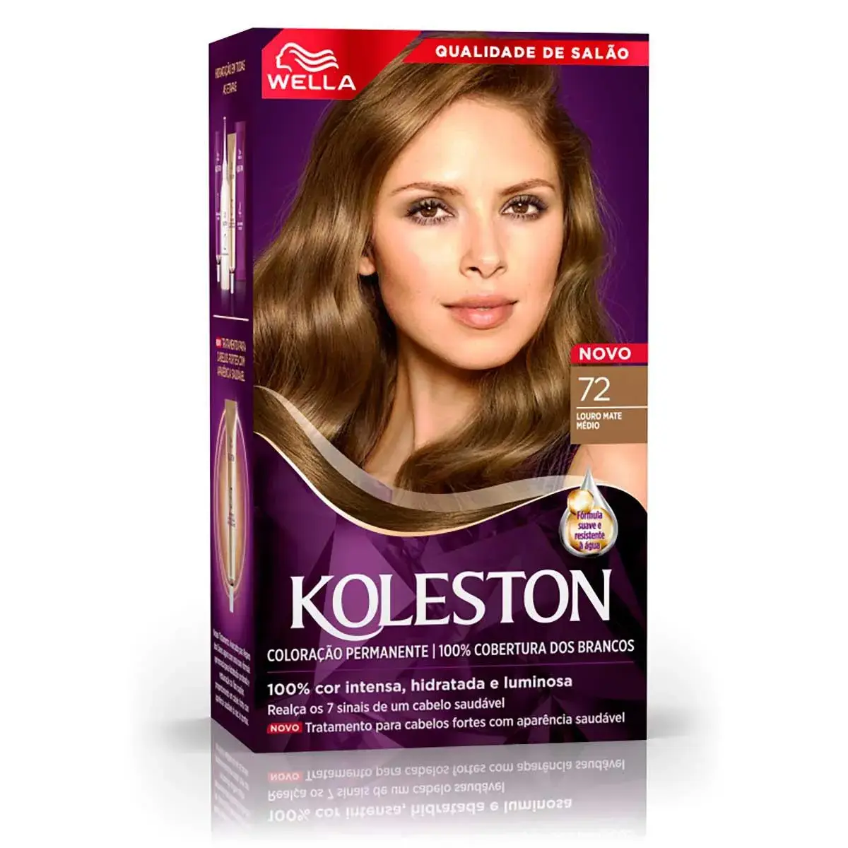 Tintura Creme Koleston 72 Louro Mate Médio com 1 Unidade