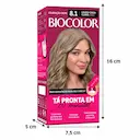 Mini Kit Biocolor Coloração Creme Louro Acinzentado Estiloso 8.1 com 1 unidade