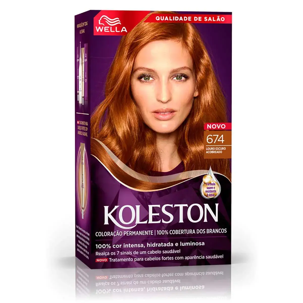 Tintura Wella Koleston Nº674 Chocolate Acobreado Creme