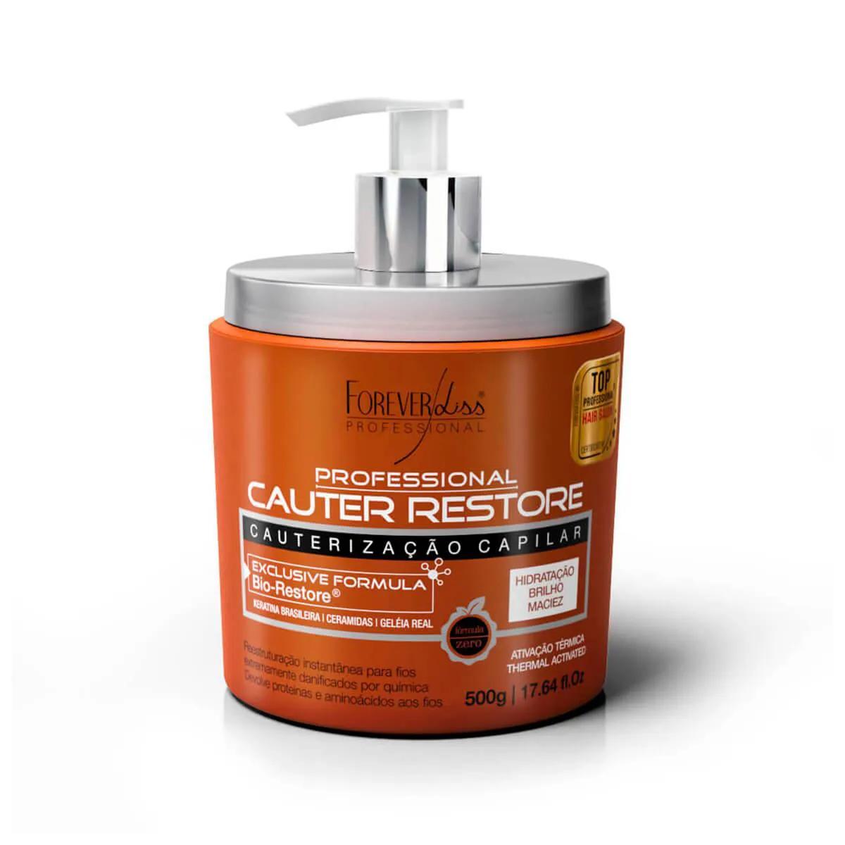 Cauterização Capilar Cauter Restore Forever Liss com 250g