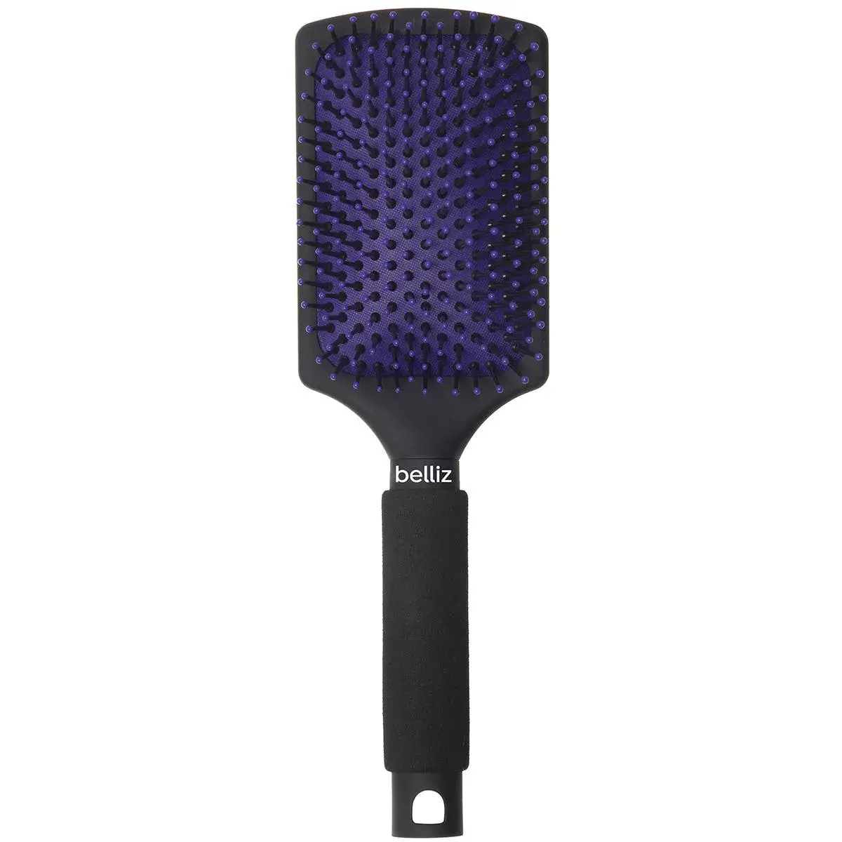 Escova de Cabelo Belliz Ion Raquete Black com 1 Unidade