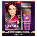 Kit Wella Koleston Tintura Castanho Escuro 30 + Condicionador Toque de Cor Chocolate