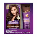 Kit Wella Koleston Tintura Castanho Médio 40 + Condicionador Toque de Cor Chocolate