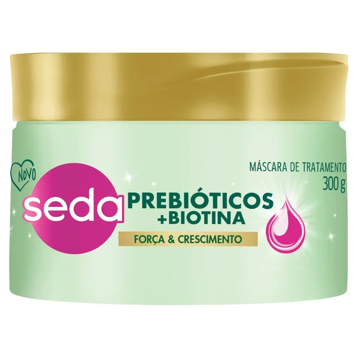 Máscara de Tratamento Seda Força e Crescimento Prebióticos + Biotina 300g