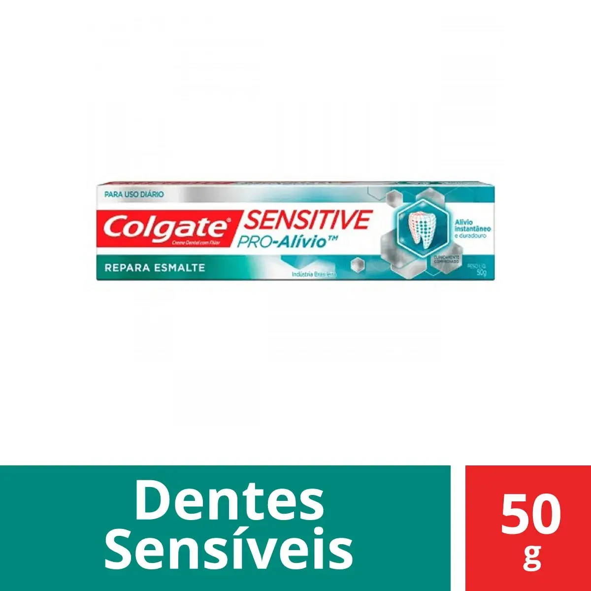 Pasta de Dente Colgate Sensitive Pro-Alívio Repara Esmalte com 50g