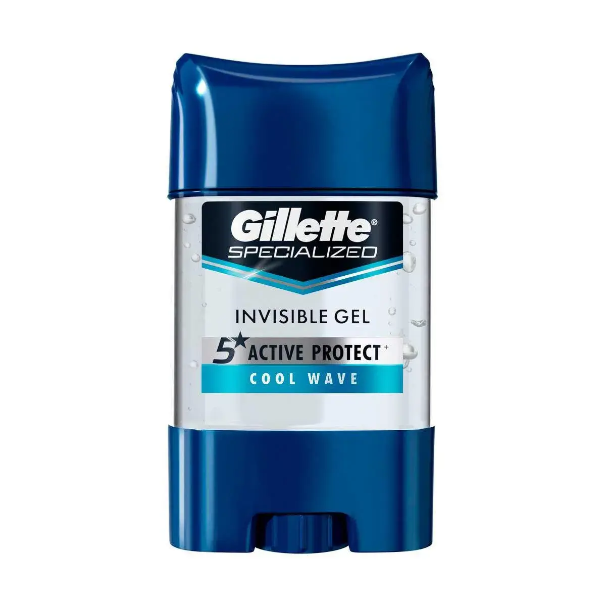 Desodorante Antitranspirante Clear Gel Gillette Cool Wave Masculino com 82g