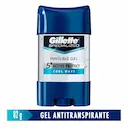 Desodorante Antitranspirante Clear Gel Gillette Cool Wave Masculino com 82g