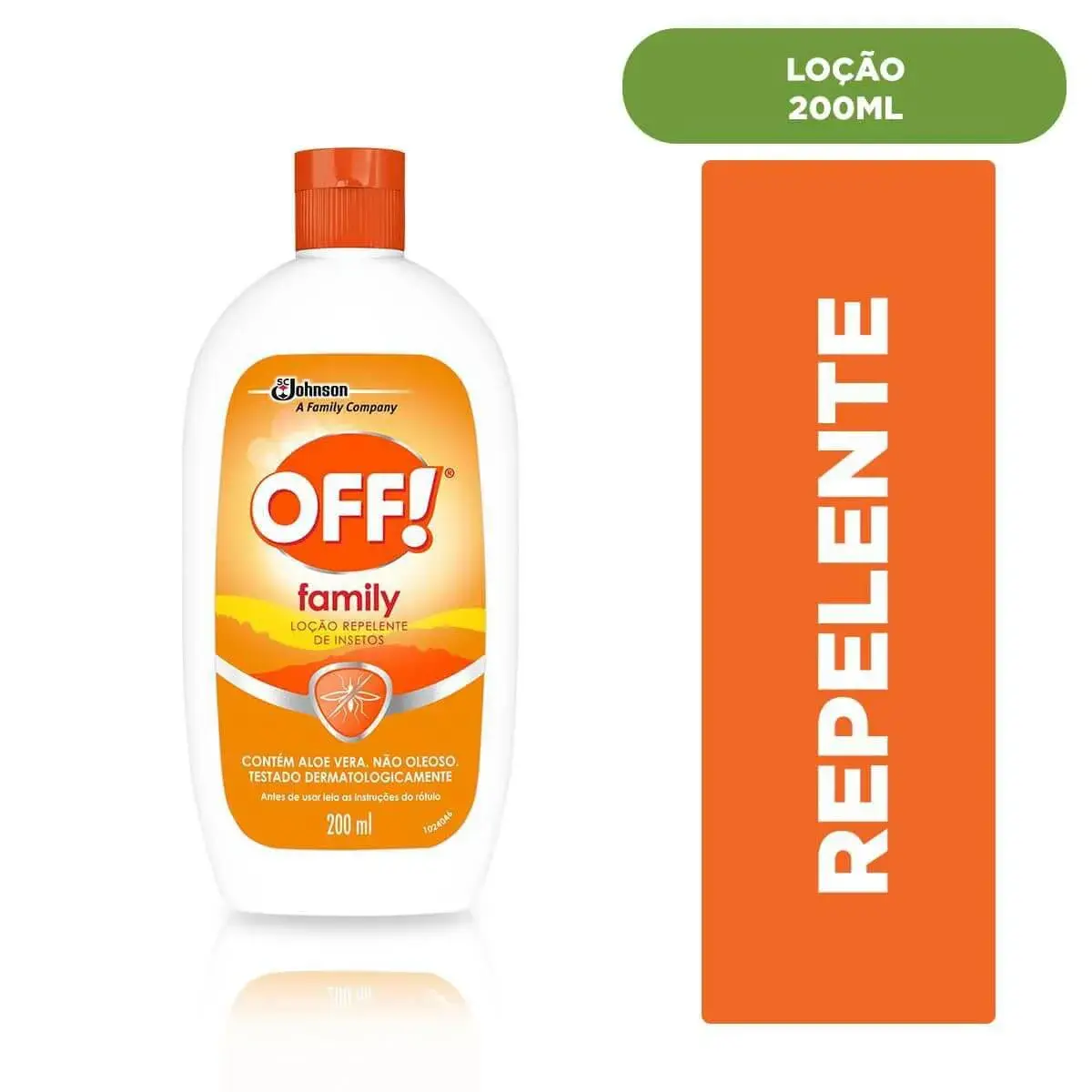Repelente de Insetos Off! Family Loção com 200ml