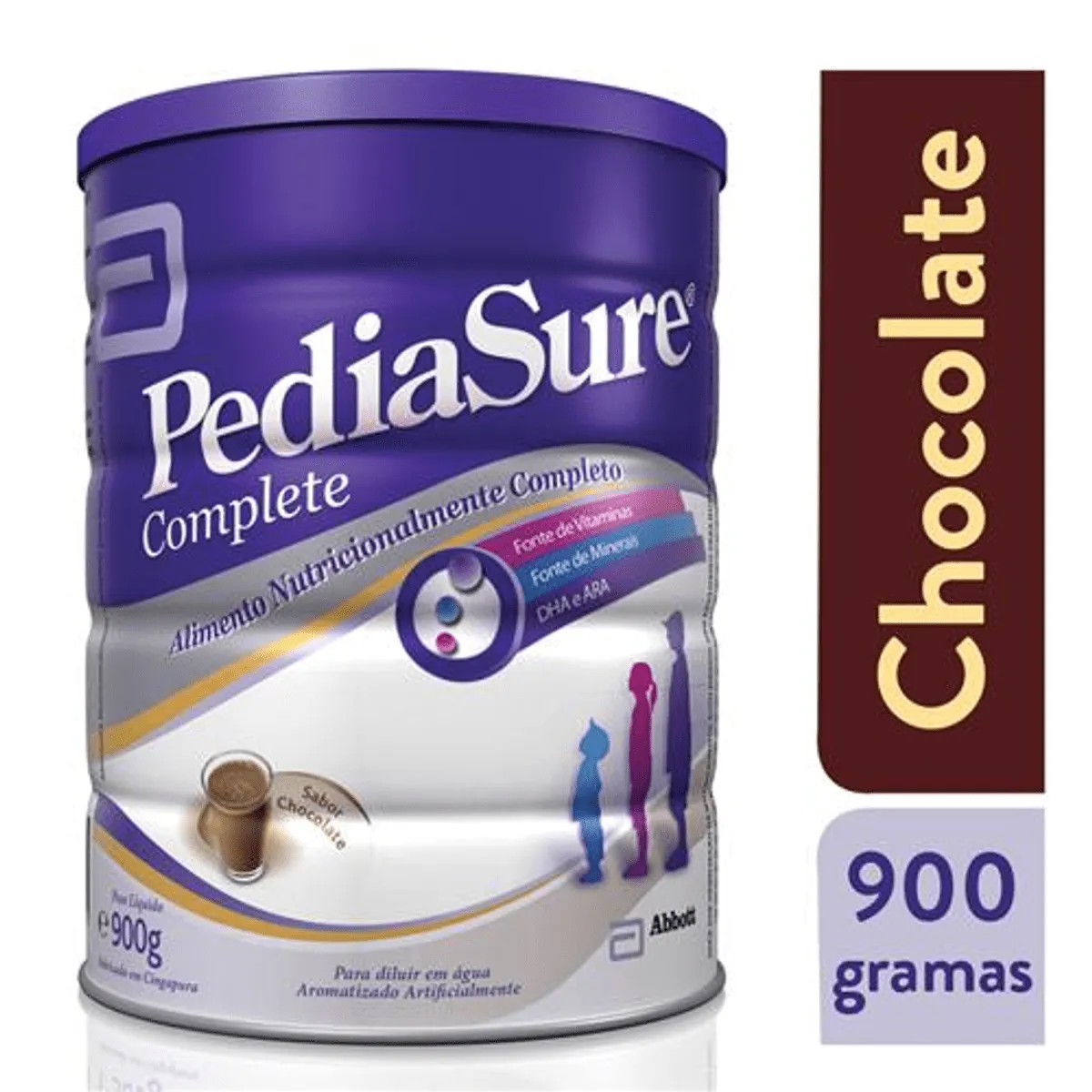 Suplemento Alimentar Pediasure Complete Sabor Chocolate com 900g