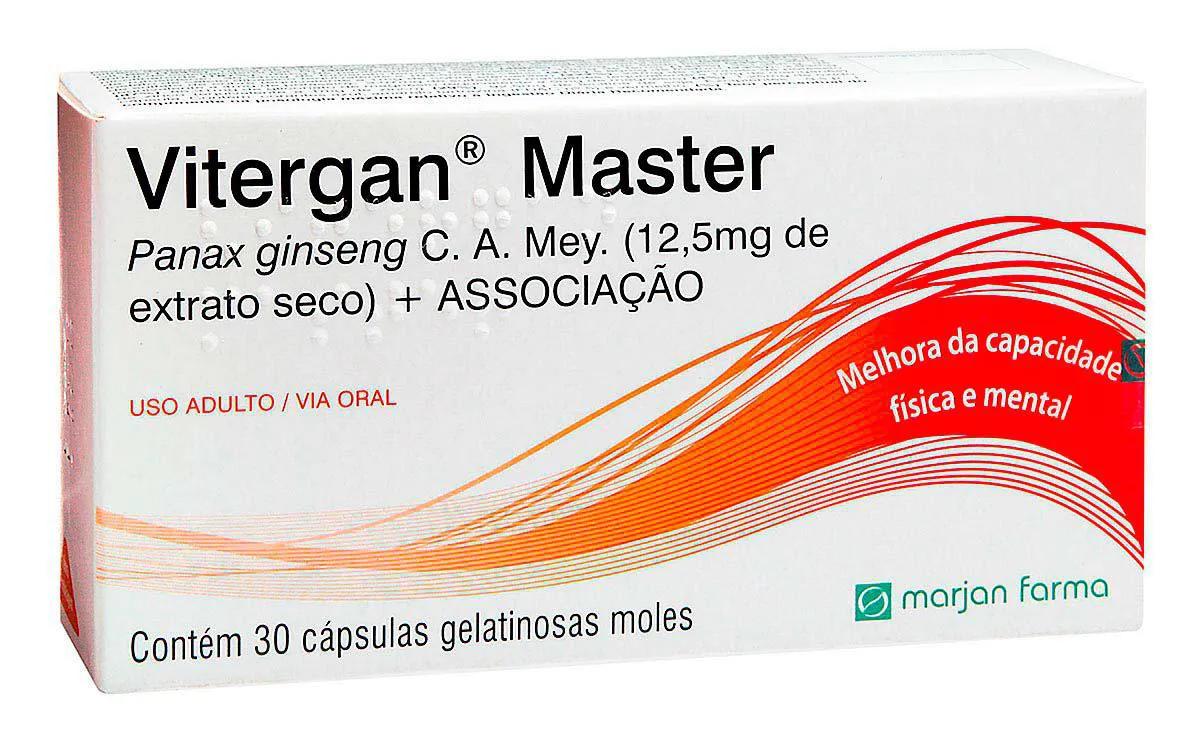Vitergan Master com 30 cápsulas