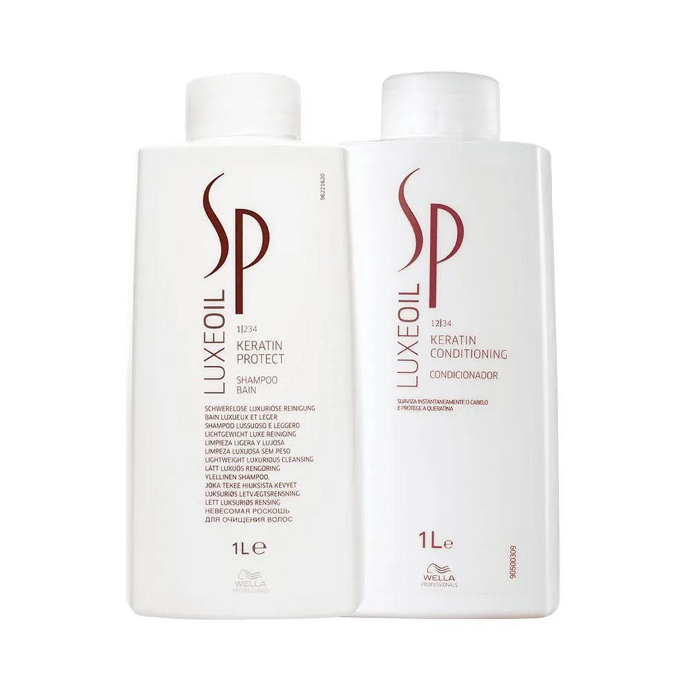 KIT SP SYSTEM PROFESSIONAL LUXE OIL KERATIN PROFISSIONAL - SHAMPOO E CONDICIONADOR