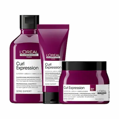 KIT L'OREáL PROFESSIONNEL SERIE EXPERT CURL EXPRESSION COM MáSCARA RICH 500 ML + 2 PRODUTOS