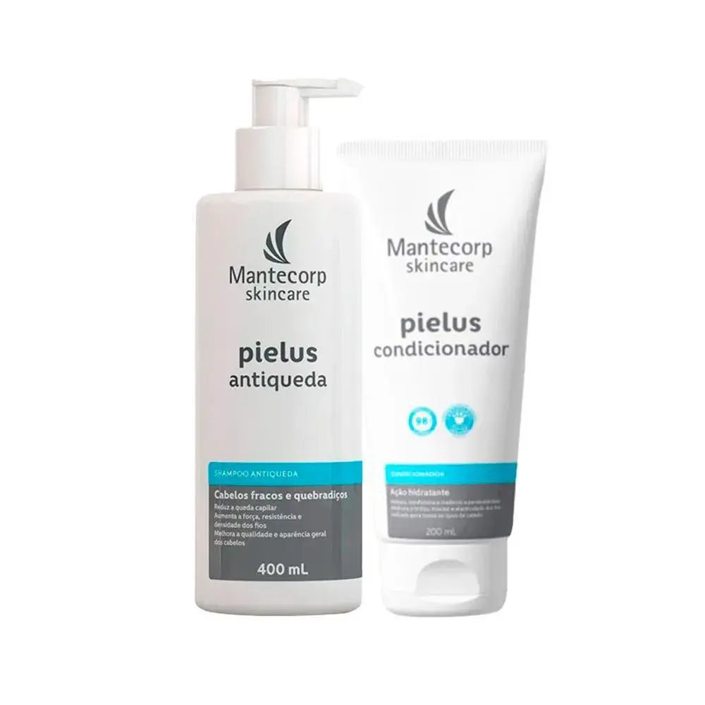 KIT CAPILAR MANTECORP - SHAMPOO 400ML E CONDICIONADOR