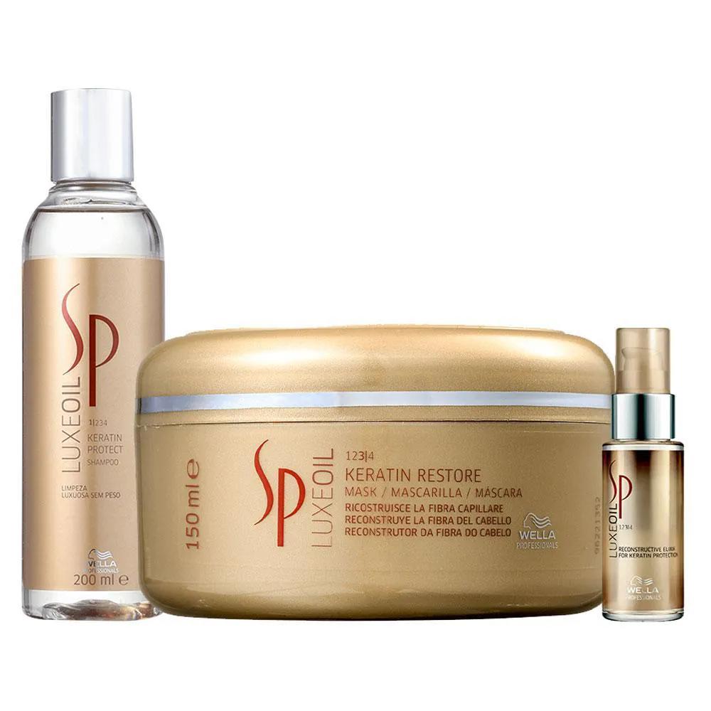 KIT SP SYSTEM PROFESSIONAL LUXE OIL KERATIN - SHAMPOO E ÓLEO E MáSCARA