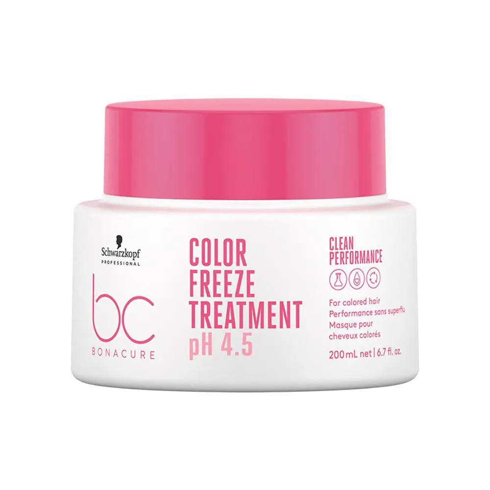 SCHWARZKOPF PROFESSIONAL BC BONACURE COLOR FREEZE MáSCARA PARA CUIDADO DA COR BRILHO 200ML