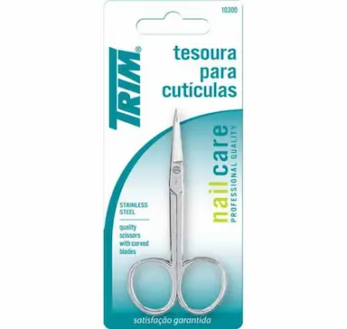 TRIM TESOURA DE CUTÍCULA DE QUALIDADE PROFISSIONAL, 1 UNIDADE