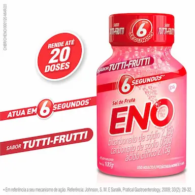 Sal de Fruta Eno Sabor Tutti-Frutti 100g
