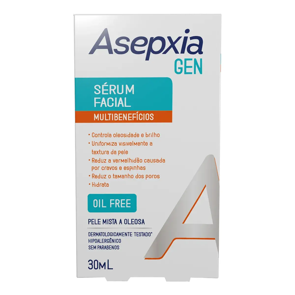 Sérum Corretor Facial Asepxia Gen para Pele Oleosa 30ml